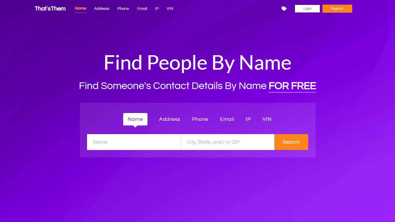 Find People by Name | Free People Finder | ThatsThem